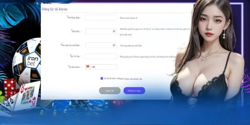 Đăng ký V9bet chỉ với 4 bước